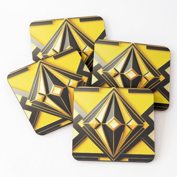 Item preview, Gold Art Deco Style design 072 designed and sold by fleesphotos.