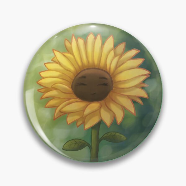 Item preview, cute lil sunflower designed and sold by rainbowberry.