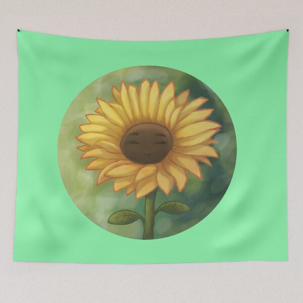 Item preview, cute lil sunflower designed and sold by rainbowberry.