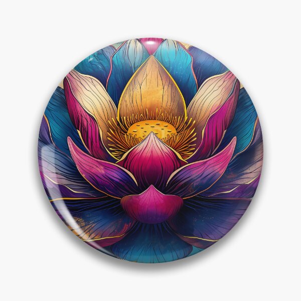 Item preview, Eternal Bloom - Vibrant Lotus Artwork designed and sold by inkArtistryfine.