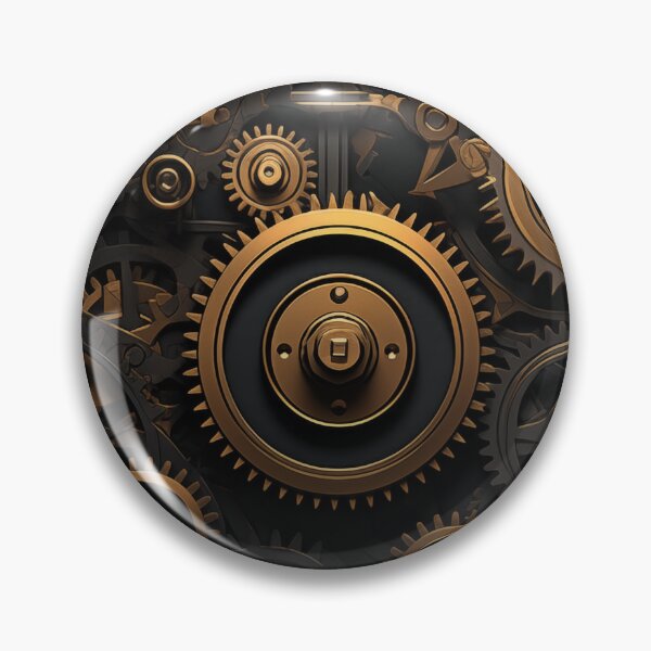 Item preview, Brass Gears designed and sold by CozyandNerdy.
