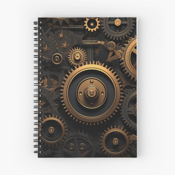Item preview, Brass Gears designed and sold by CozyandNerdy.