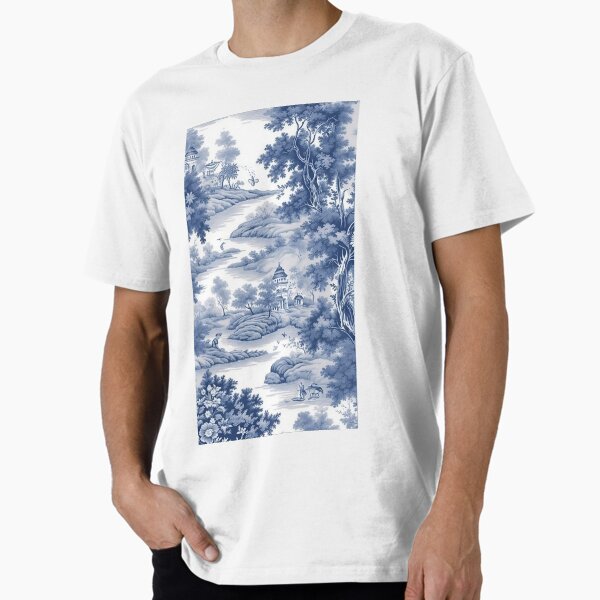 Item preview, Blue and White Toile De Jouy designed and sold by NumericaDesigns.