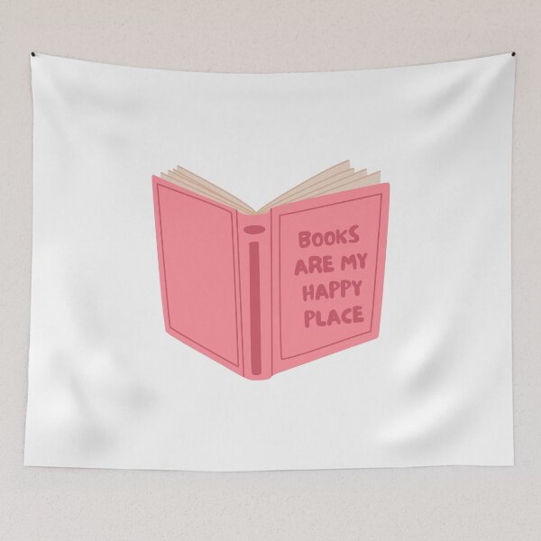 Item preview, Books are my happy place designed and sold by Gwendesigns.