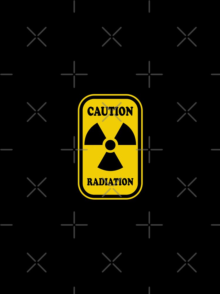 Thumbnail 4 of 4, iPhone Case, Radioactive Symbol Warning Sign - Rectangular designed and sold by ScienceCorner.