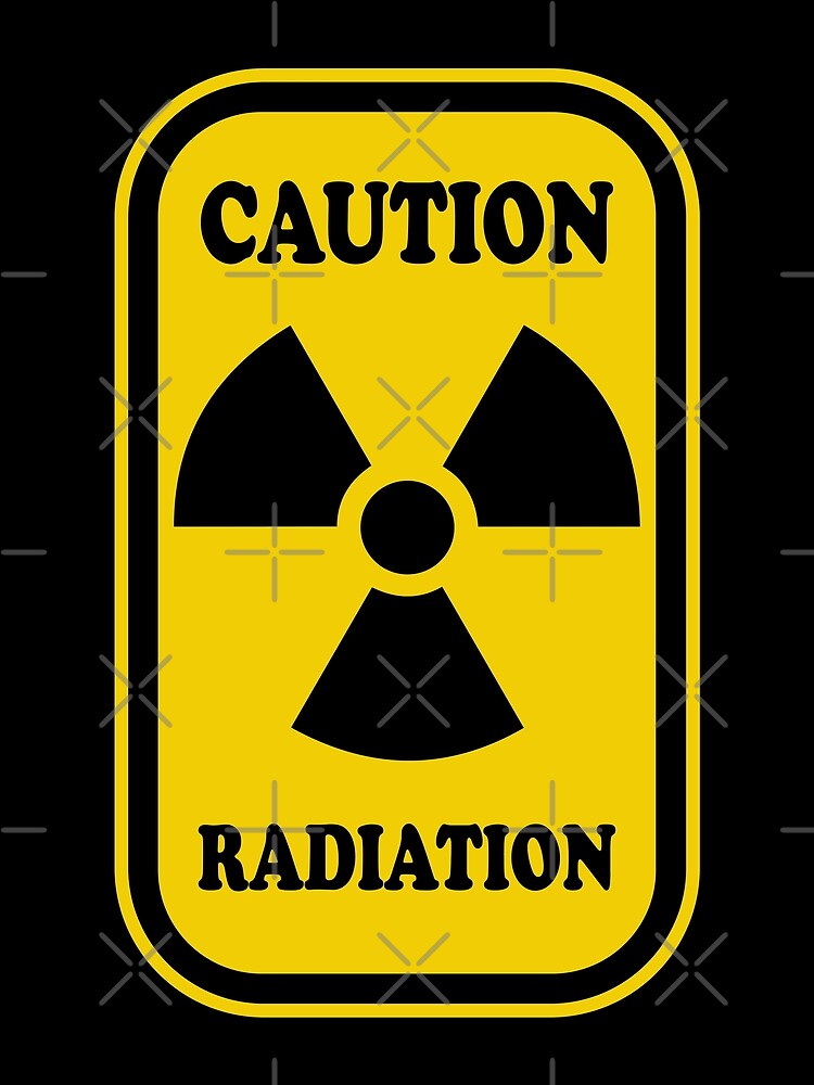 Thumbnail 3 of 3, Scarf, Radioactive Symbol Warning Sign - Rectangular designed and sold by ScienceCorner.