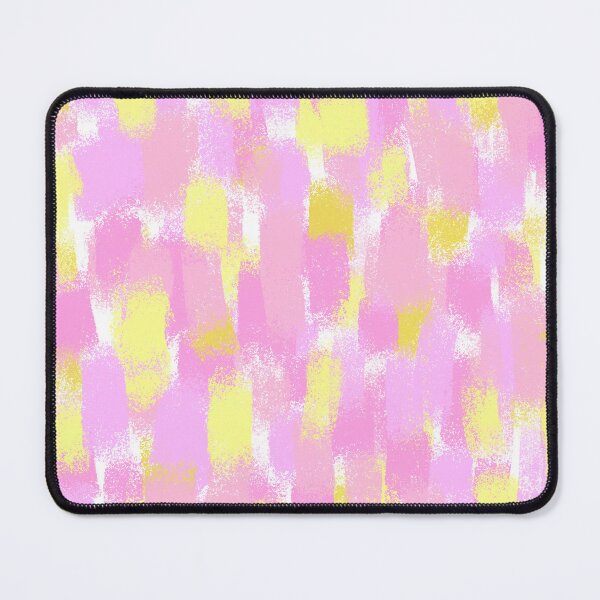Item preview, Yellow and Pink Abstract Paint Strokes designed and sold by Amidesigns24.