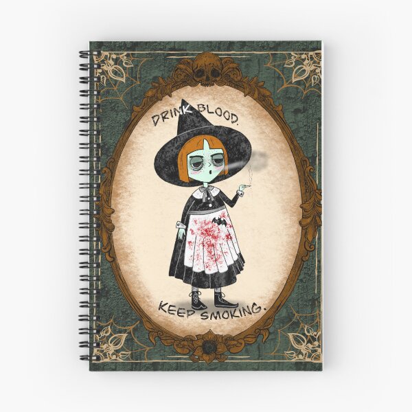 Item preview, Witch Taking a Smoke Break designed and sold by BatXBone.