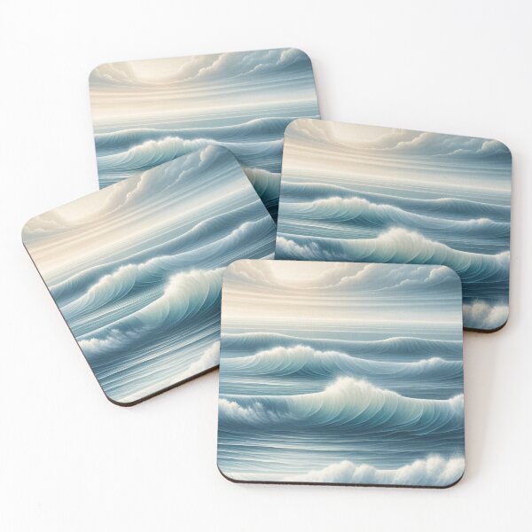 Item preview, Tranquil Ocean Wave Wall Tapestry designed and sold by mymagicstoreus.