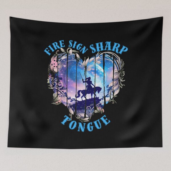 Item preview, Fire Sign, Sharp Tongue. sagittarius constellation designed and sold by ZodiacWonders.