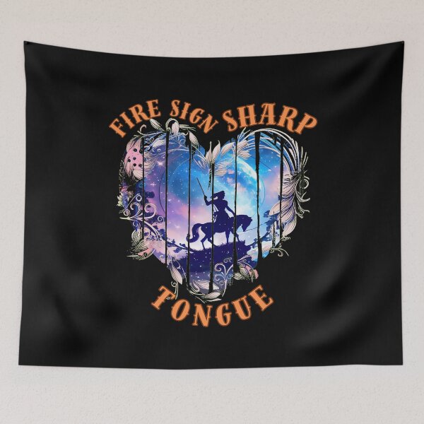 Item preview, Fire Sign, Sharp Tongue. sagittarius season designed and sold by ZodiacWonders.