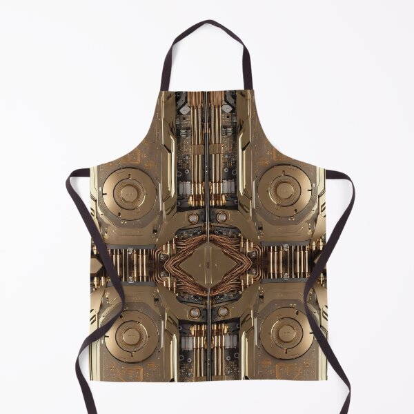 Item preview, Cybernetics _ Black and Gold - 02 designed and sold by Mystic-Images.