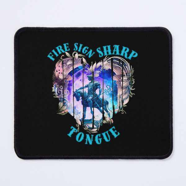Item preview, Fire Sign, Sharp Tongue. sagittarius quote designed and sold by ZodiacWonders.