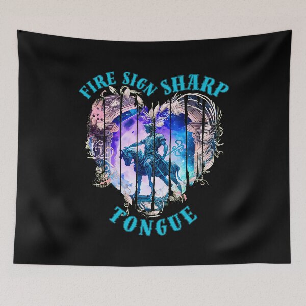 Item preview, Fire Sign, Sharp Tongue. sagittarius quote designed and sold by ZodiacWonders.
