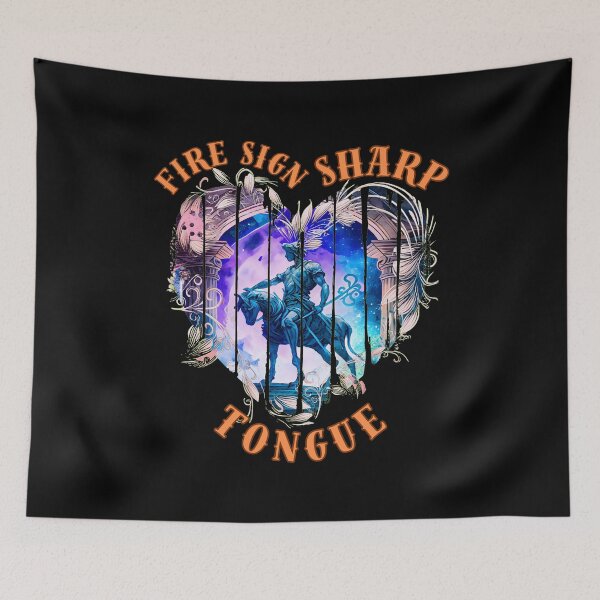 Item preview, Fire Sign, Sharp Tongue. sagittarius november designed and sold by ZodiacWonders.