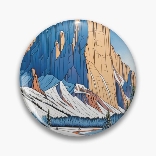 Artikelvorschau, Mount El Capitan Schneelandschaft I entworfen und verkauft von Secondearth.