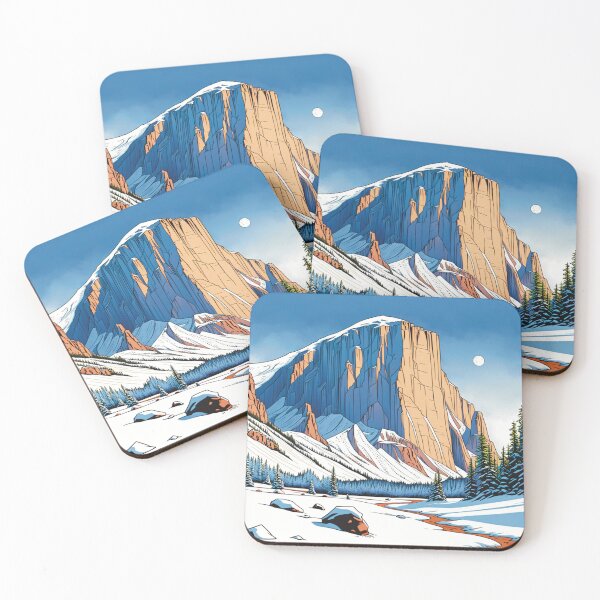 Item preview, Mount El Capitan Snowy Landscape I designed and sold by Secondearth.