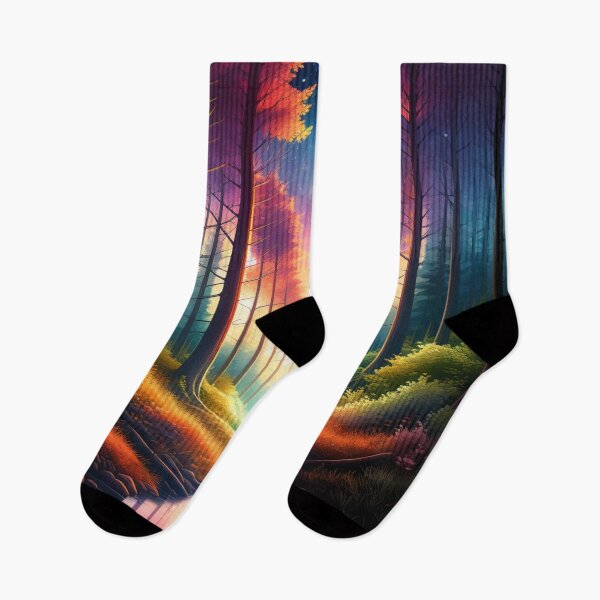 Item preview, Bight Colored Forest  designed and sold by PanoramicVistas.