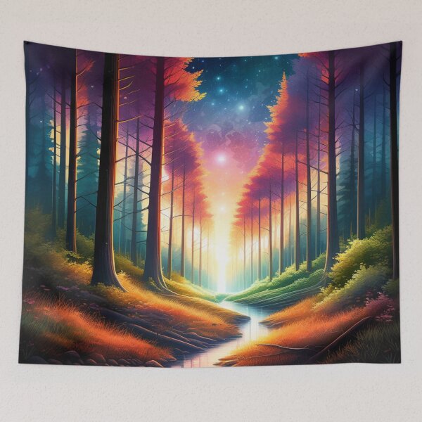Item preview, Bight Colored Forest  designed and sold by PanoramicVistas.