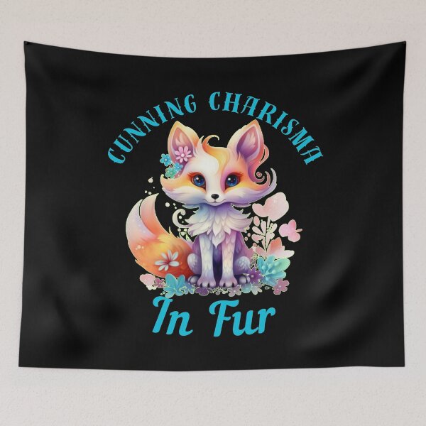 Item preview, Cunning Charisma In Fur. fox face designed and sold by FoxVibes.