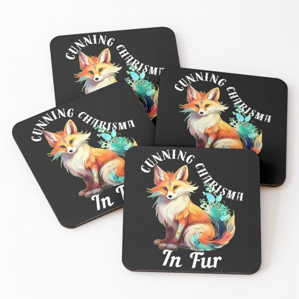 Item preview, Cunning Charisma In Fur. fox quote designed and sold by FoxVibes.