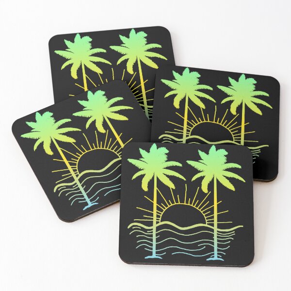 Item preview,  Vibrant Palm Tree Sunset Silhouette! designed and sold by Sun Sand & Sea Art.