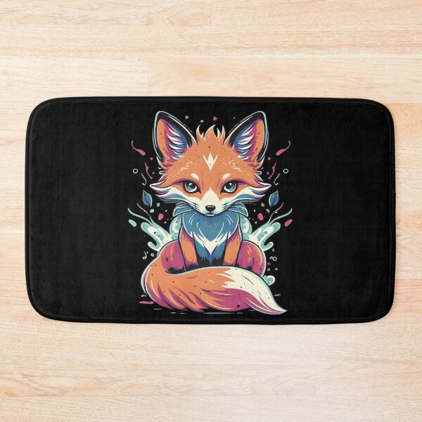 Item preview, Cute Fox with a Vibrant Splash of Color designed and sold by FurNation.