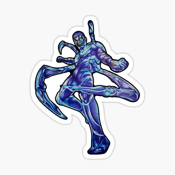 Blue Warrior Sticker