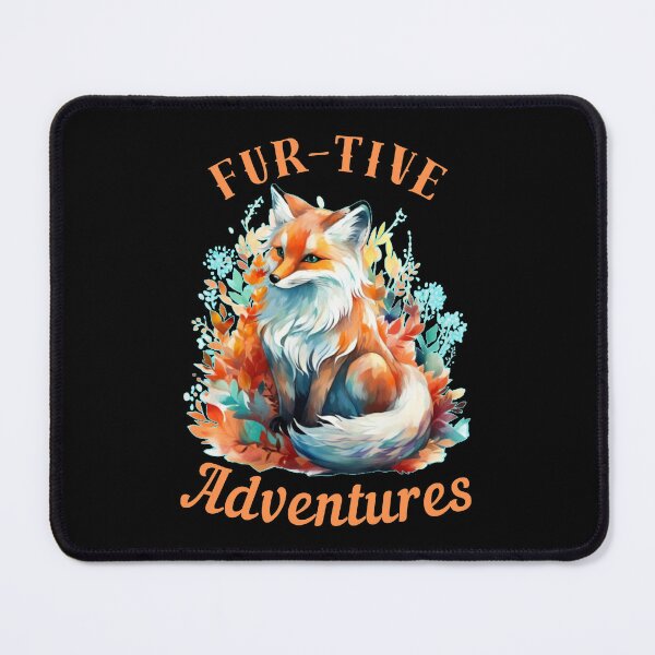 Item preview, Fur-Tive Adventures. fox portrait designed and sold by FoxVibes.
