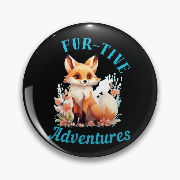 Item preview, Fur-Tive Adventures. vintage fox designed and sold by FoxVibes.