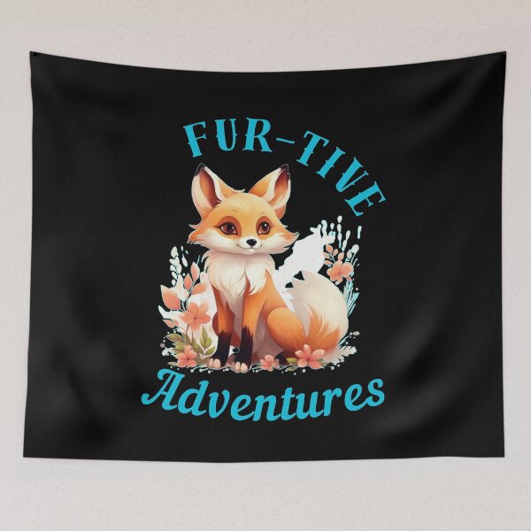 Item preview, Fur-Tive Adventures. vintage fox designed and sold by FoxVibes.