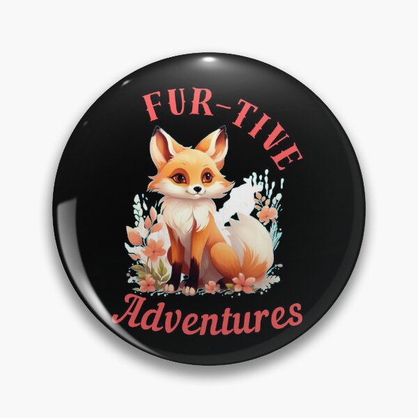Item preview, Fur-Tive Adventures. retro fox designed and sold by FoxVibes.