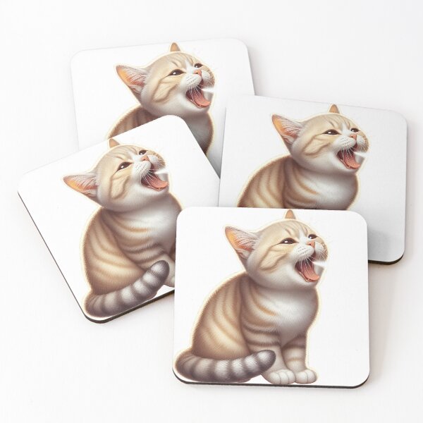 Item preview, Cat coughing : Coughing cat designed and sold by DigitalPrintsByEcho.