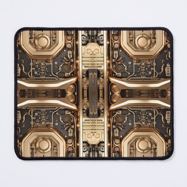Item preview, Cybernetics _ Black and Gold - 04 designed and sold by Mystic-Images.