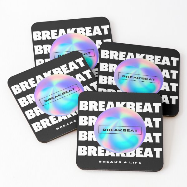 Item preview, BREAKBEAT  - Y2k Breaks 4 Life (white)  designed and sold by Discothreadz.