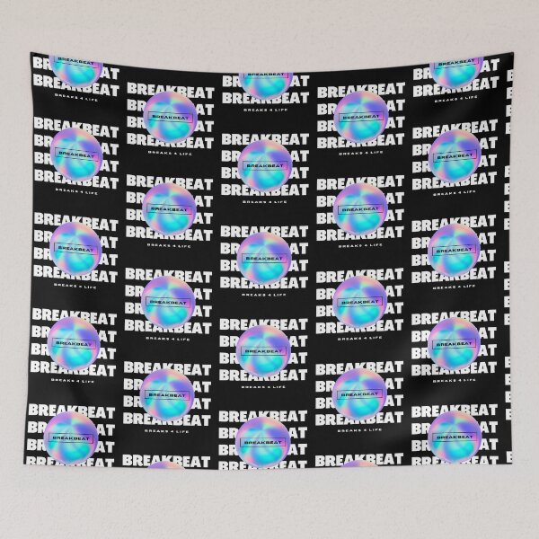 Item preview, BREAKBEAT  - Y2k Breaks 4 Life (white)  designed and sold by Discothreadz.