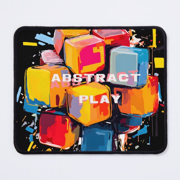 Item preview, Abstract Cubist Color Splash designed and sold by inkArtistryfine.