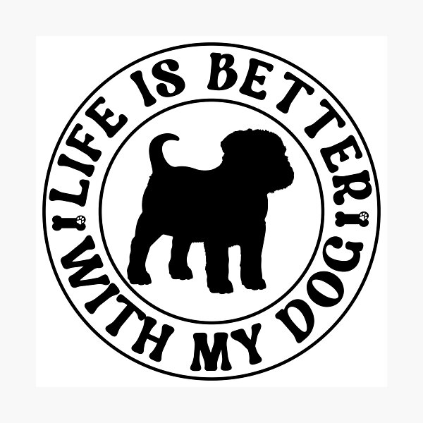 Item preview, Life is Better With My Brussels Griffon designed and sold by TheAnimalZ00.
