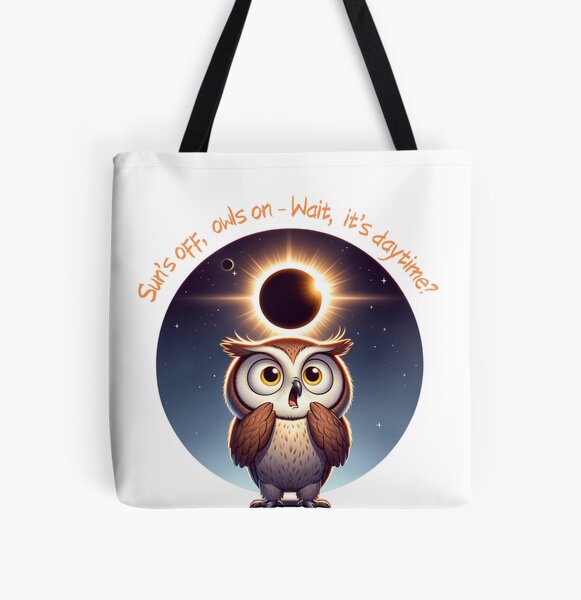 Item preview, Verwirrte Eulenfinsternis: Tag oder Nacht? designed and sold by SrijanaByAnu.