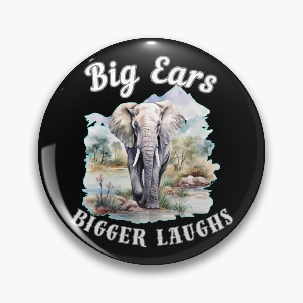 Item preview, Big Ears, Bigger Laughs designed and sold by ElephantVibes.