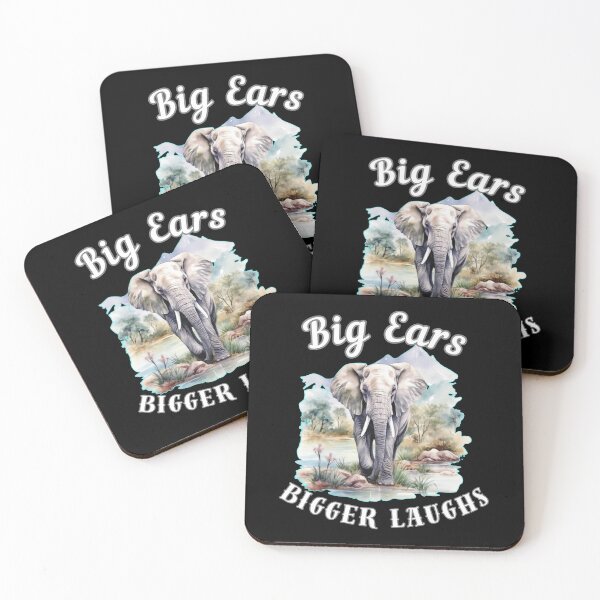 Item preview, Big Ears, Bigger Laughs designed and sold by ElephantVibes.