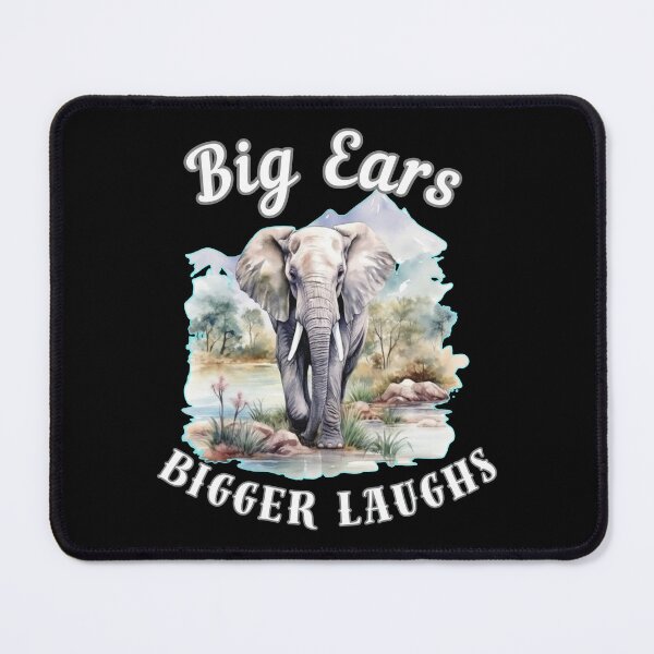 Item preview, Big Ears, Bigger Laughs designed and sold by ElephantVibes.