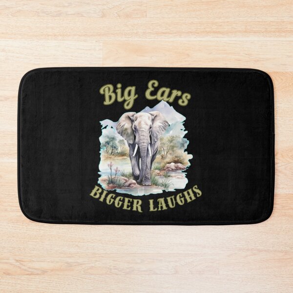 Item preview, Big Ears, Bigger Laughs. elephant face designed and sold by ElephantVibes.