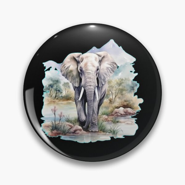 Item preview, Wild Elephant designed and sold by ElephantVibes.