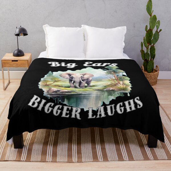 Item preview, Big Ears, Bigger Laughs. surreal elephant designed and sold by ElephantVibes.