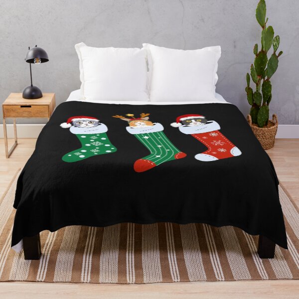 Item preview, Cute cat socks for Christmas, themed gifts for cat lovers. family day men women designed and sold by Isadesignart.