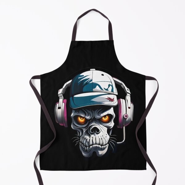 Item preview, Graffiti Skull with headphones designed and sold by DisneyKrayzie.