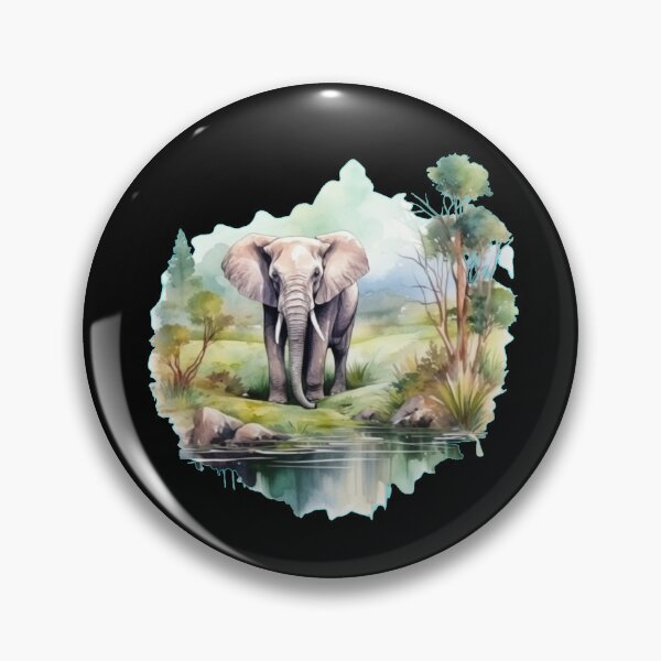 Item preview, Wild Elephant designed and sold by ElephantVibes.