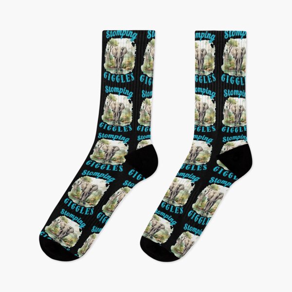 Item preview, Stomping Giggles. funny elephant designed and sold by ElephantVibes.