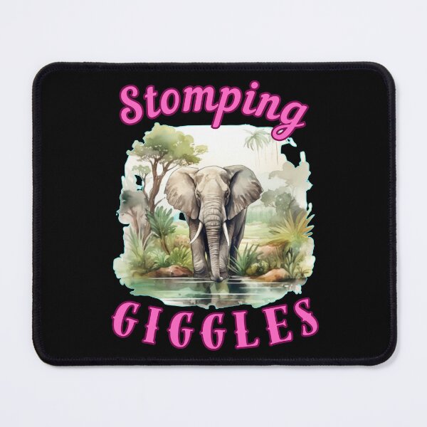 Item preview, Stomping Giggles. elephant head designed and sold by ElephantVibes.